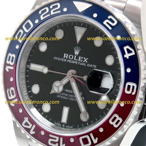 ghiera rosso blu rolex gmt master ii originale|gmt master 2.